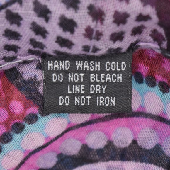 Mandala Houndstooth Infinity Circle Fashion Scarf Pink Purple Blue Scarves 64" - Picture 7 of 8